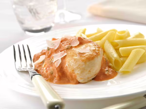 Kuře po italsku s rajčatovou omáčkou