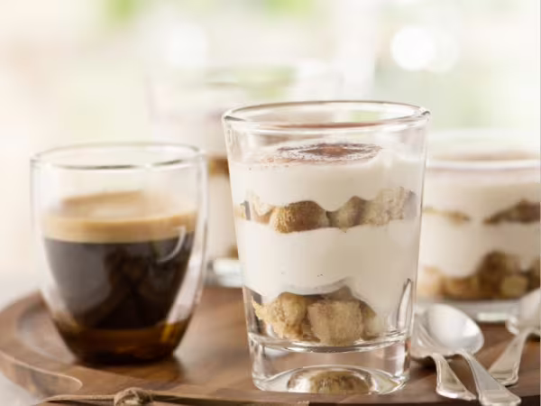 Káva espresso a tiramisu Philadelphia