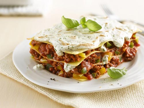 Krémové lasagne